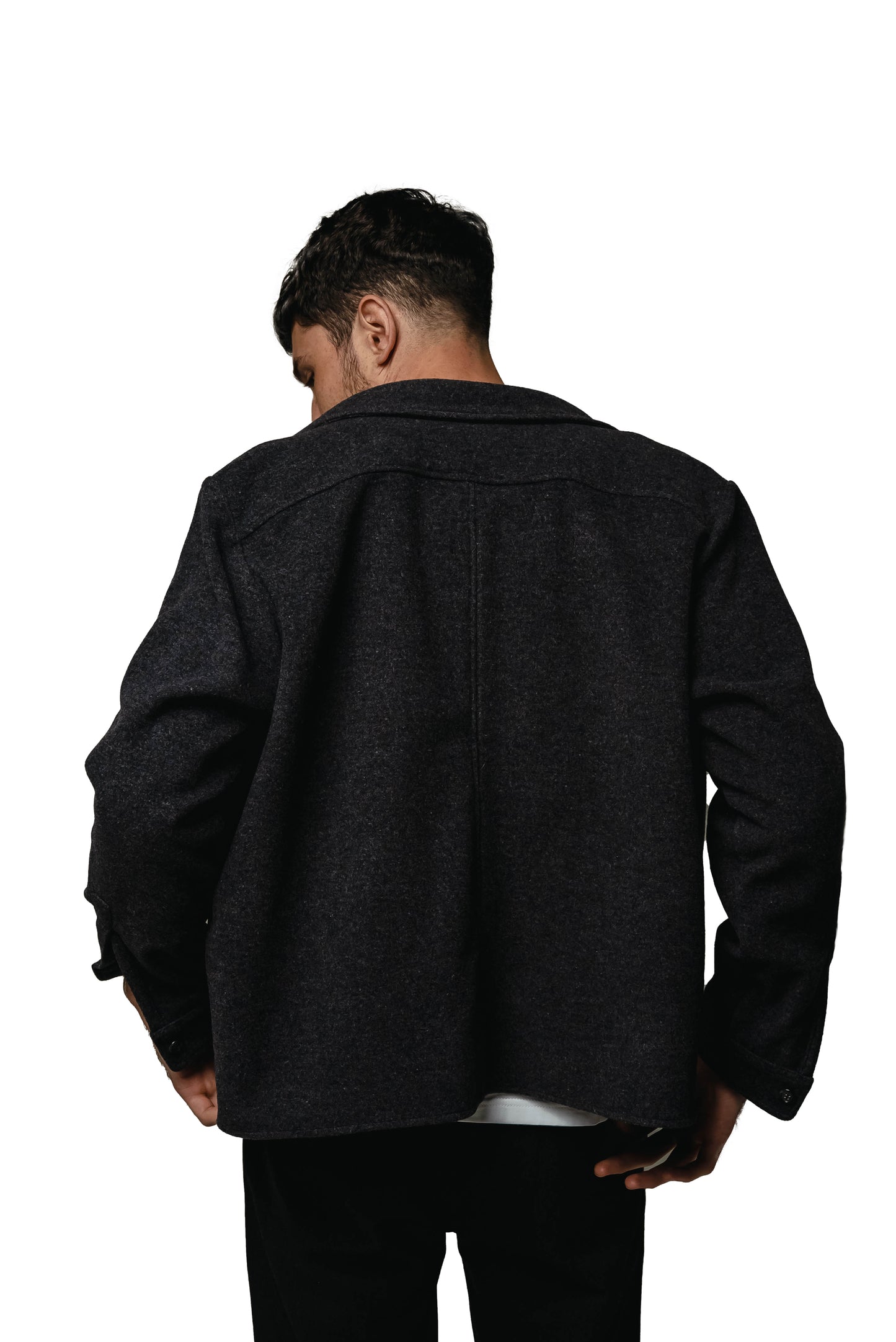 WOOL OVERSIZE SHIRT