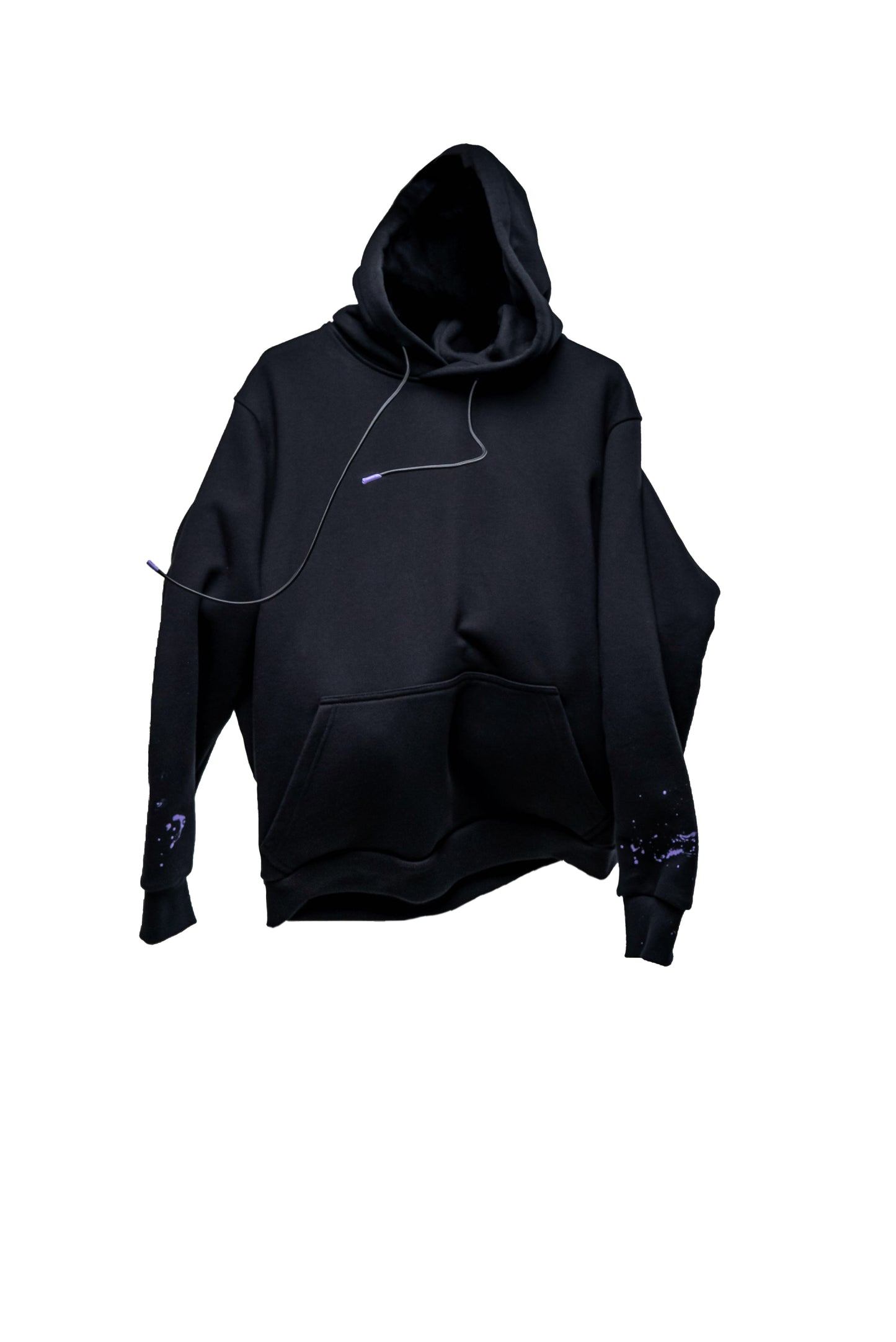 MEDIUM FIT HOODIE IN BLACK